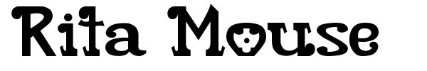 Rita Mouse font preview